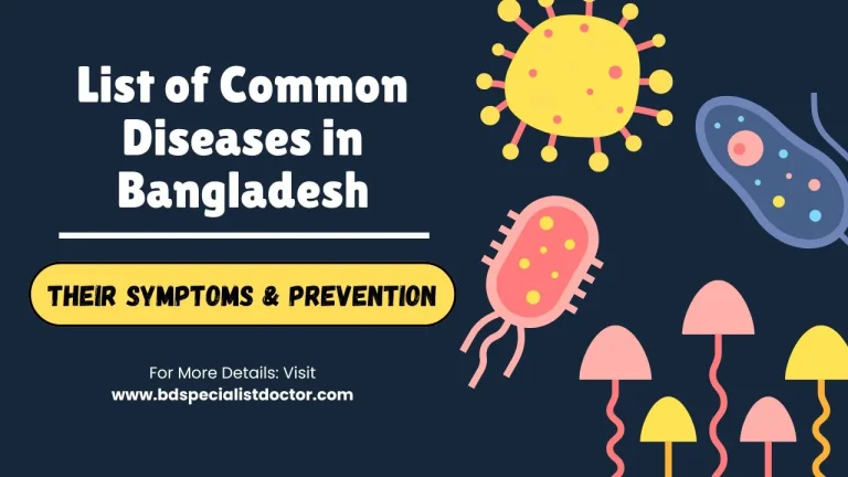 List of Common Diseases in Bangladesh, Symptoms, and their Prevention