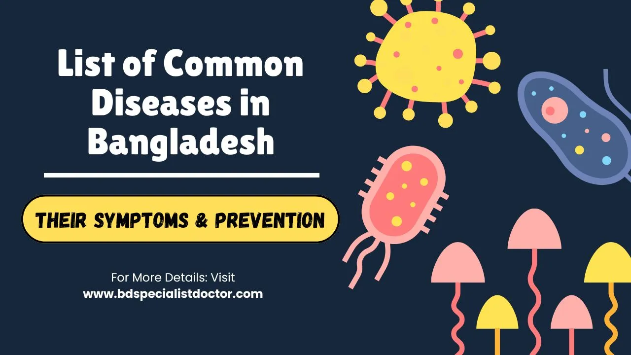 List of Common Diseases in Bangladesh, Symptoms, and their Prevention