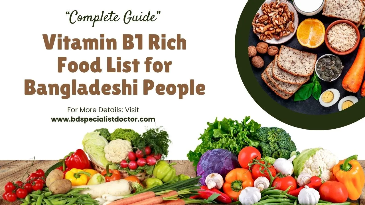 Vitamin B1 Rich Food List for Bangladeshi People